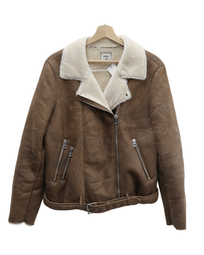 Bombardier marron avec doublure beige - Pimkie - M/L