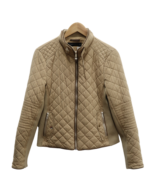 Manteau matelassé camel - Zara - L