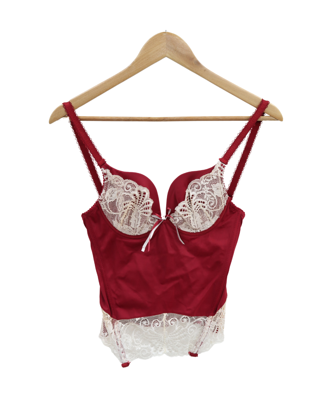 Corset rouge et blanc - B Sexy Lingerie & Fashion - S