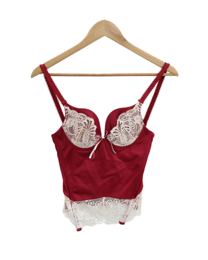 Corset rouge et blanc - B Sexy Lingerie & Fashion - S