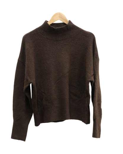 Pull col montant marron - H&M - M/L