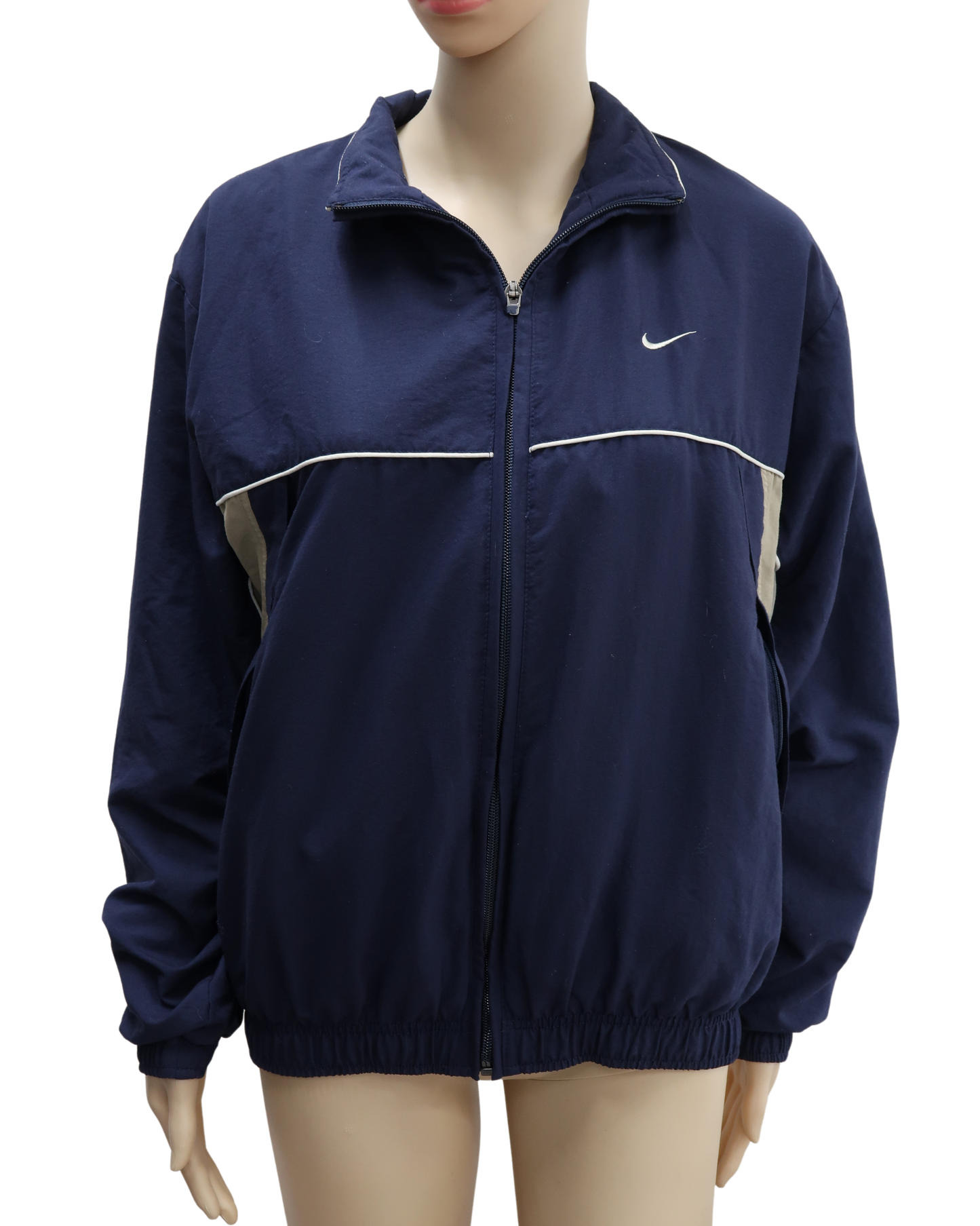 Veste bleue marine et beige - Nike - XL