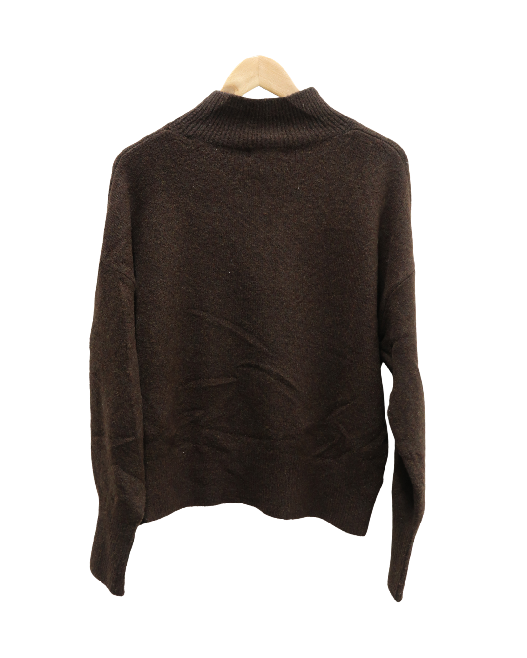 Pull col montant marron - H&M - M/L