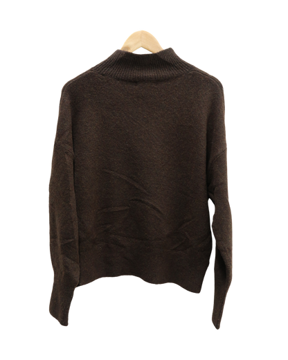 Pull col montant marron - H&M - M/L