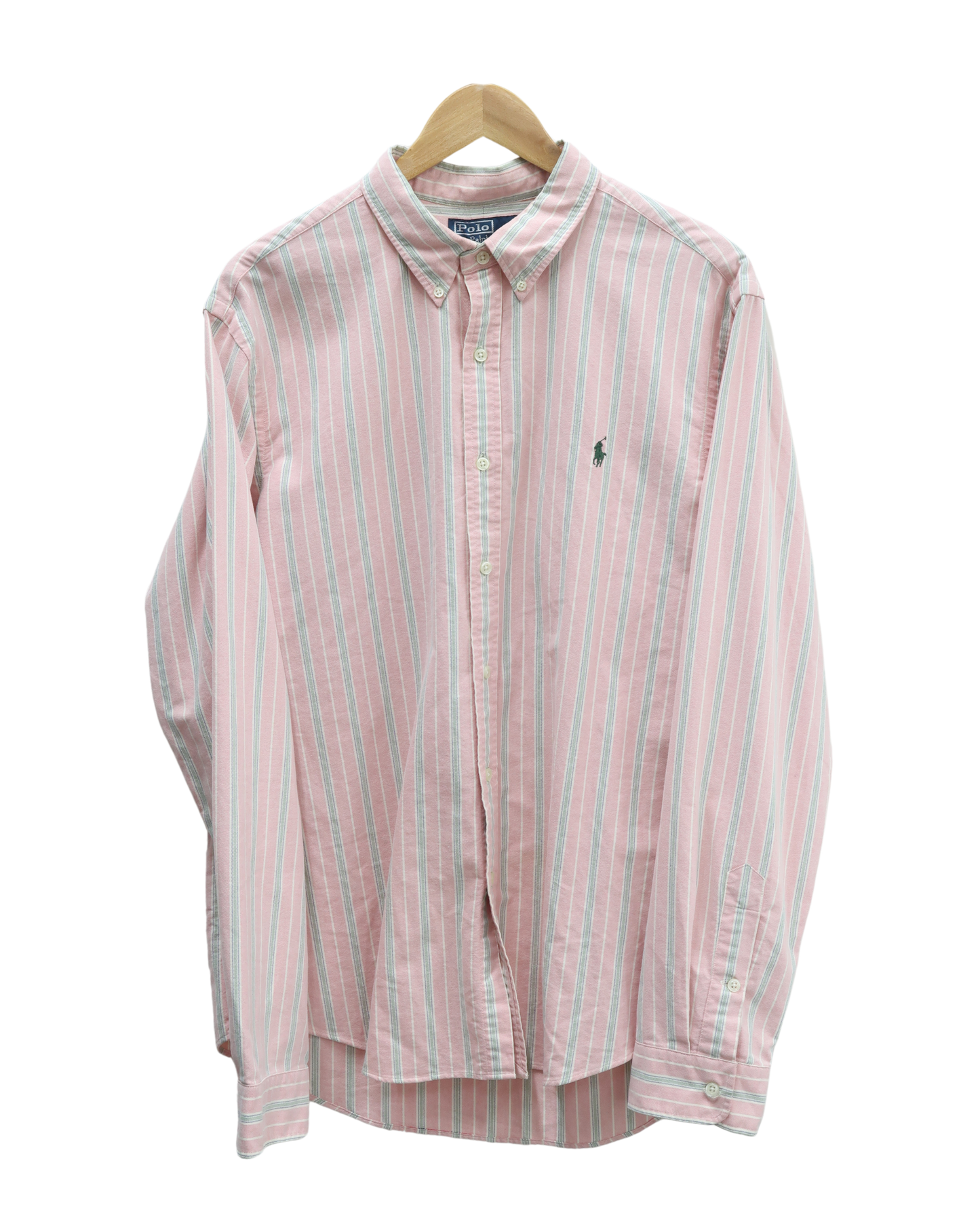 Chemise rayée à manches longues - Ralph Lauren - XL