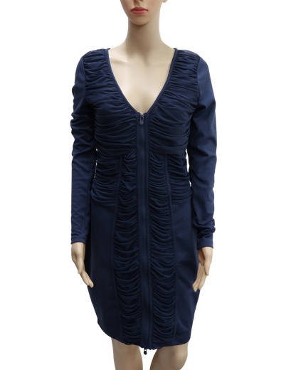 Robe bleue texturée - Superrash - M