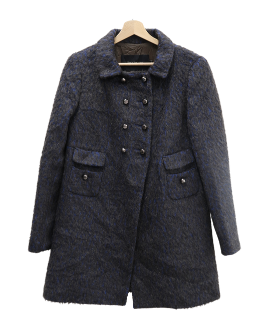 Manteau en laine bleu & gris - Tara Jarmon - L