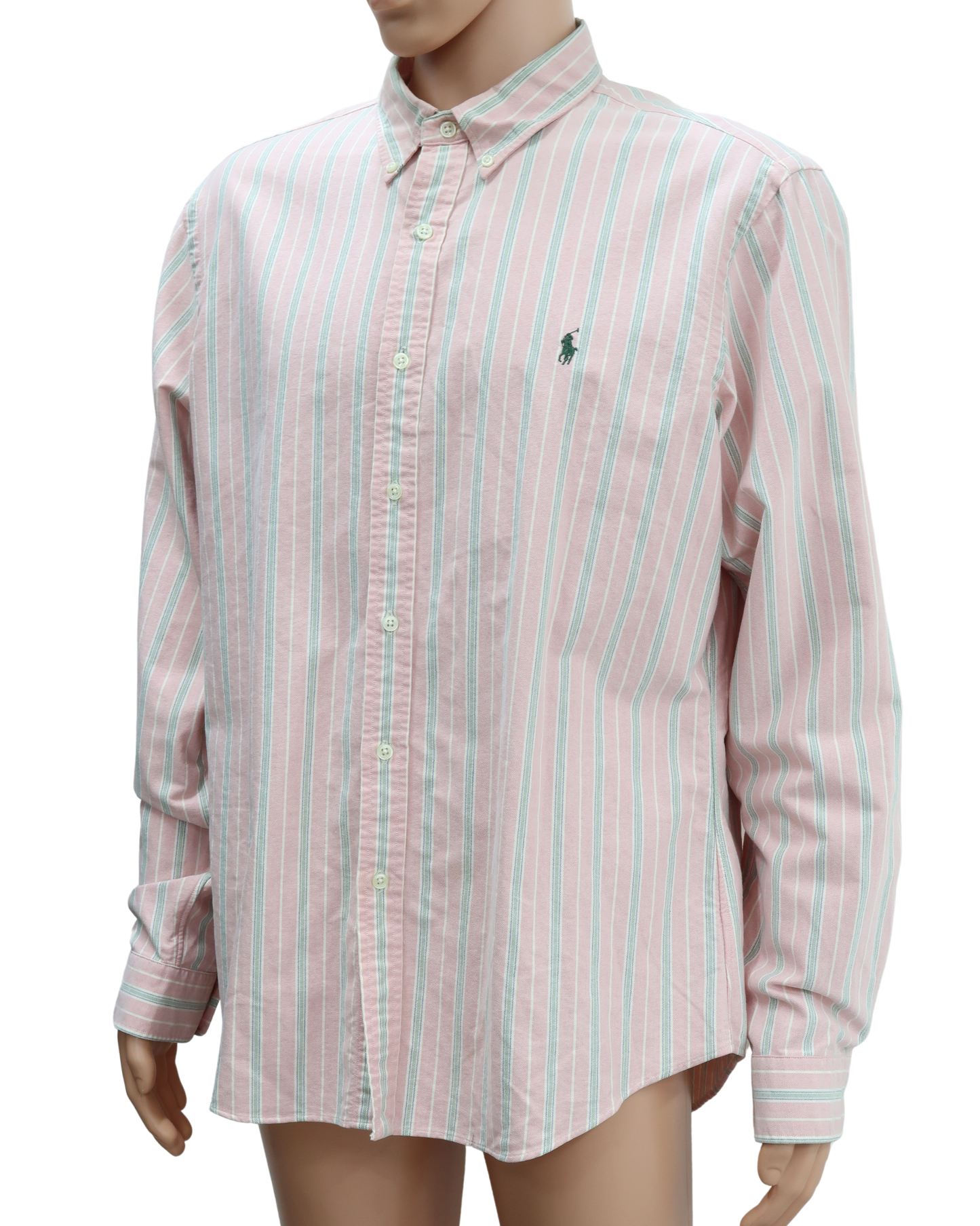 Chemise rayée à manches longues - Ralph Lauren - XL