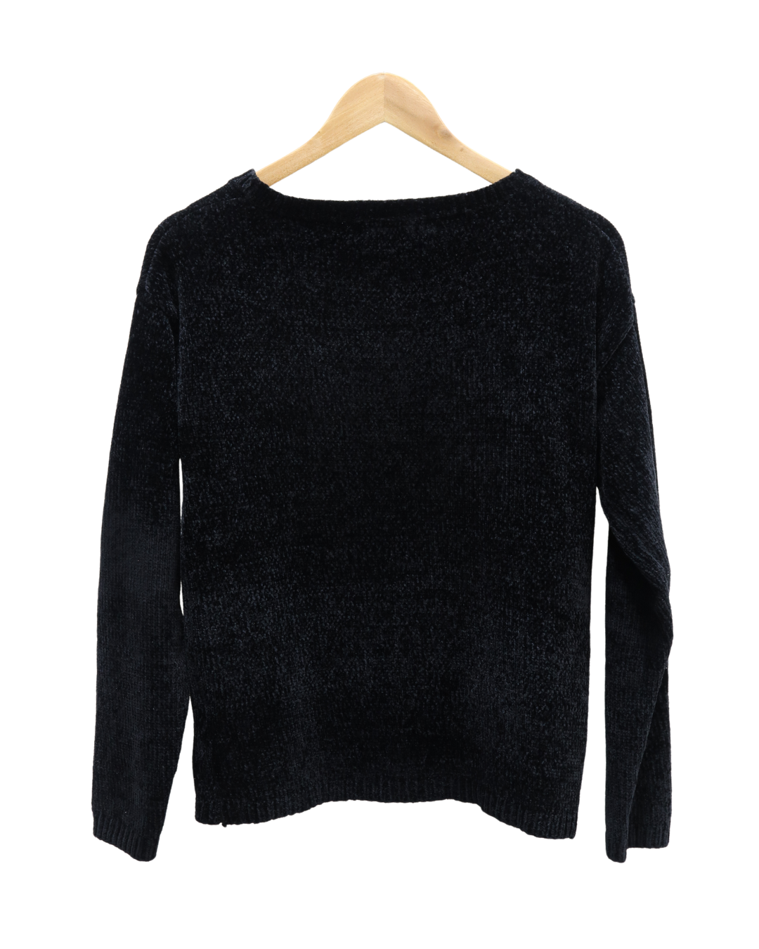 Pull noir en velour - Salameau Thérèse - M