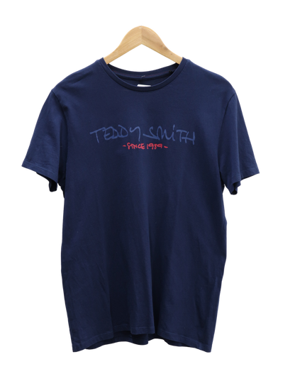 T-shirt bleu marine à manches longues - Teddy Smith - L