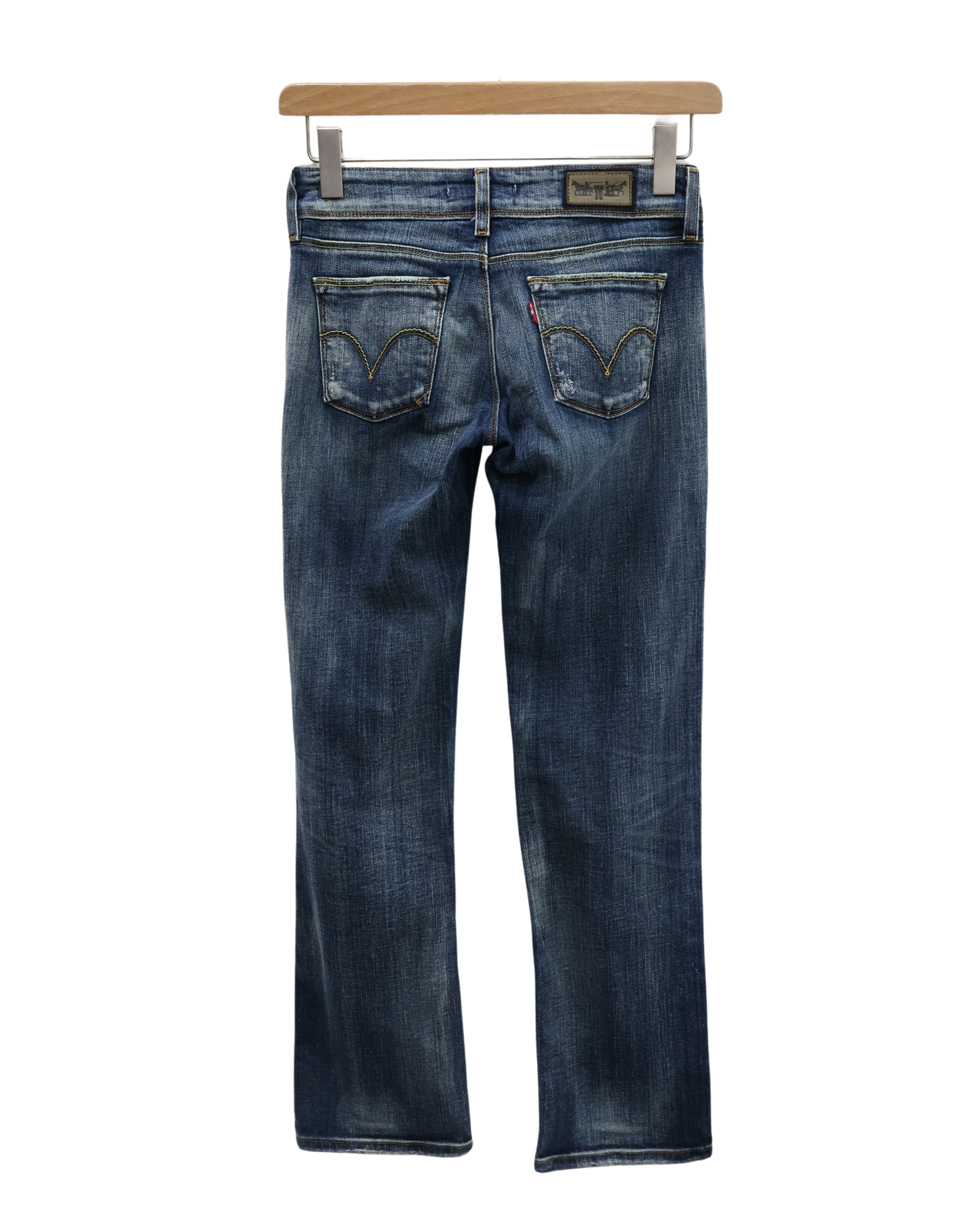 Jean taille basse 570 bleu délavé straight fit - Levi's - W30 L34