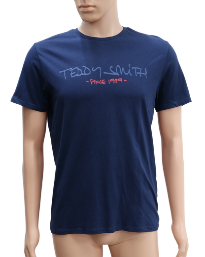 T-shirt bleu marine à manches longues - Teddy Smith - L