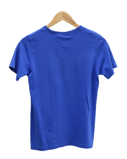 T-shirt bleu électrique avec double logo coloré - Nike - S