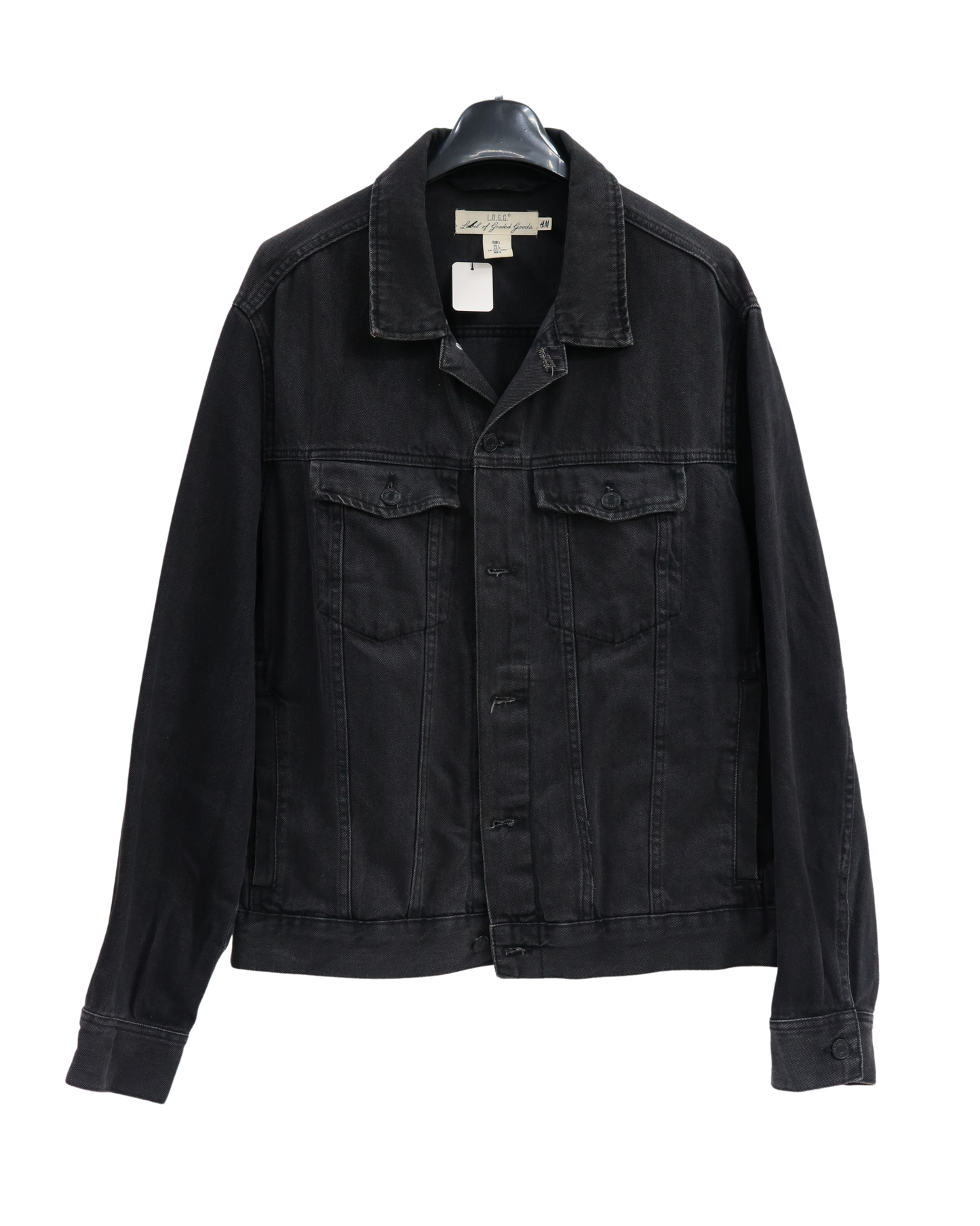 Veste en jean noire - H&M - L