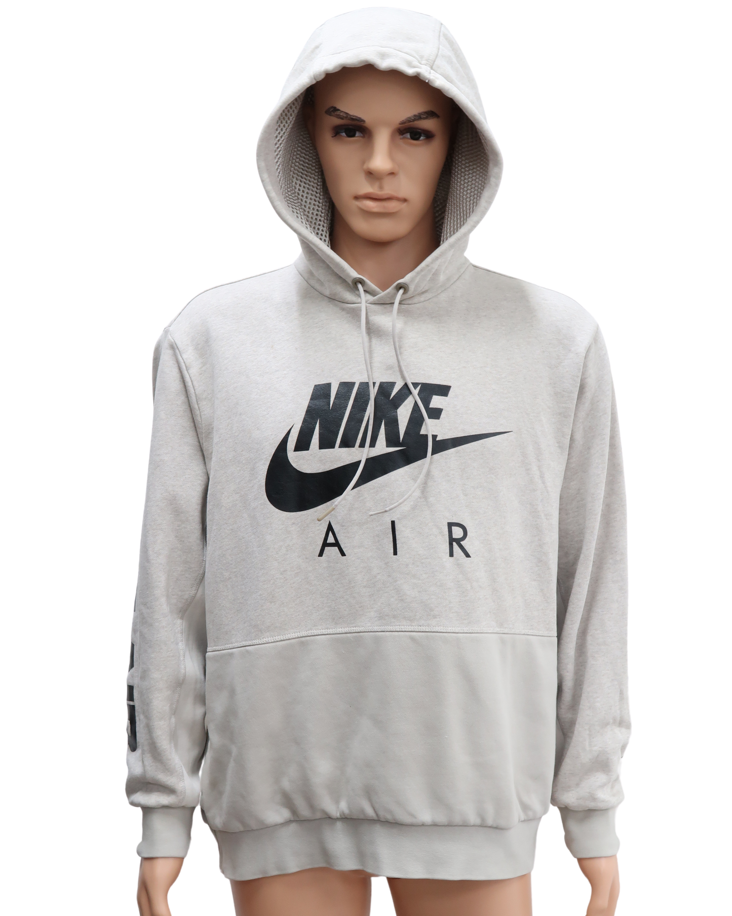 Sweat beige à capuche - Nike - L