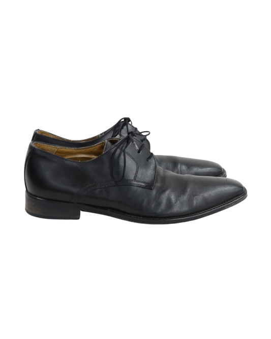 Chaussures oxford noires en cuir - John Wood - 42