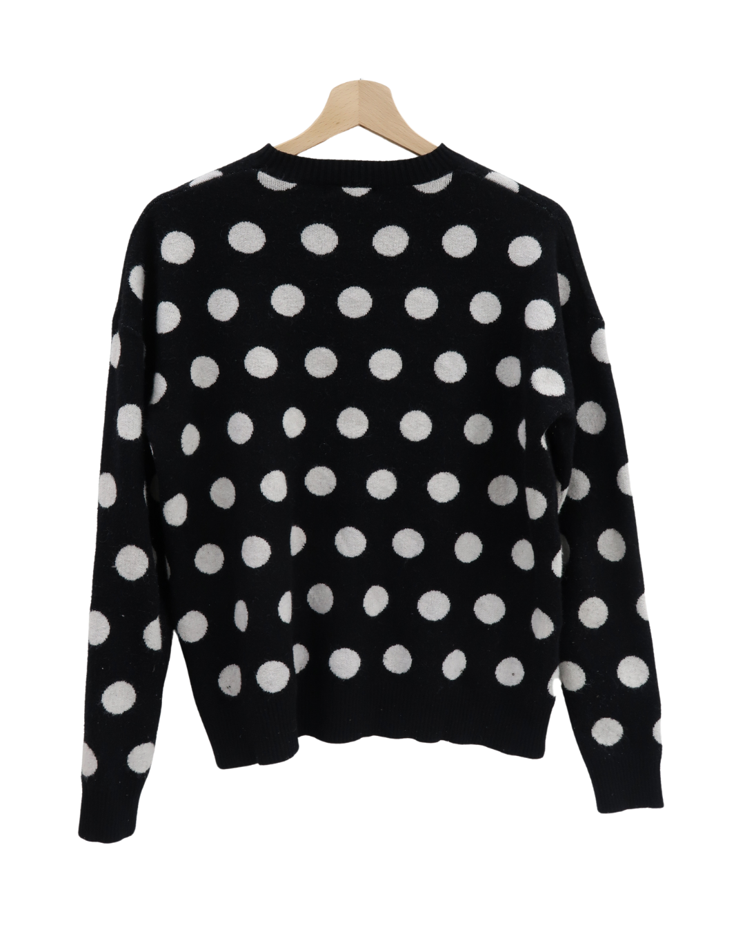 Pull noir à pois blanc - Jennyfer - S