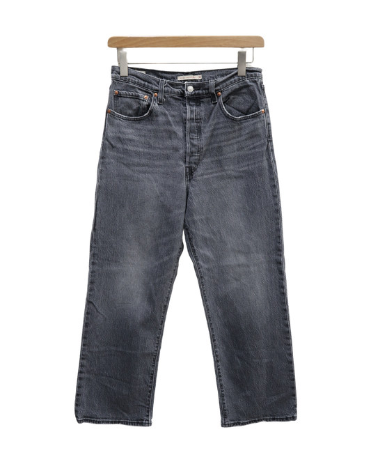 Jeans gris coupe Ribcage straight ankle - Levi's - W30 L27