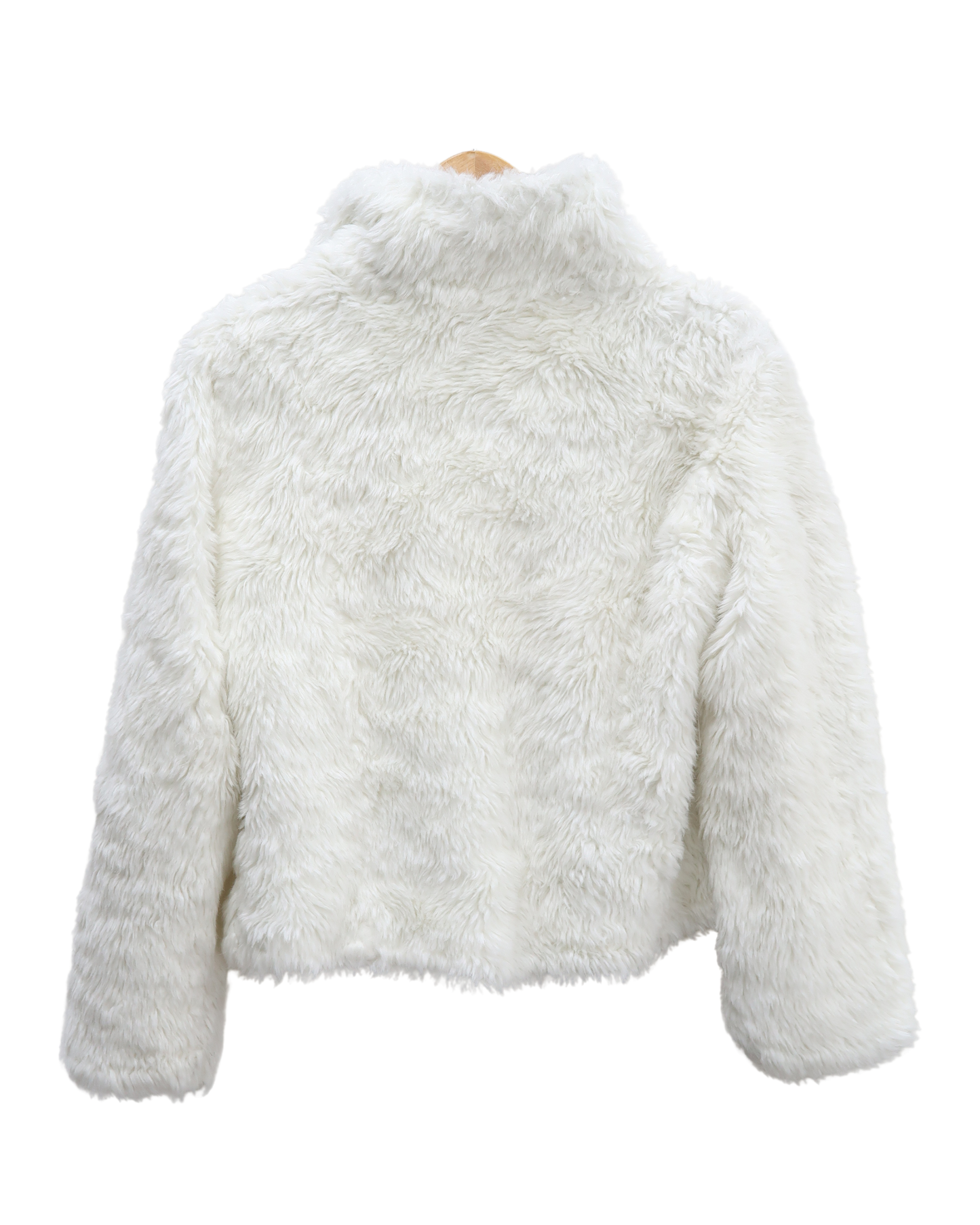 Manteau en fourrure blanc - Jennyfer - L