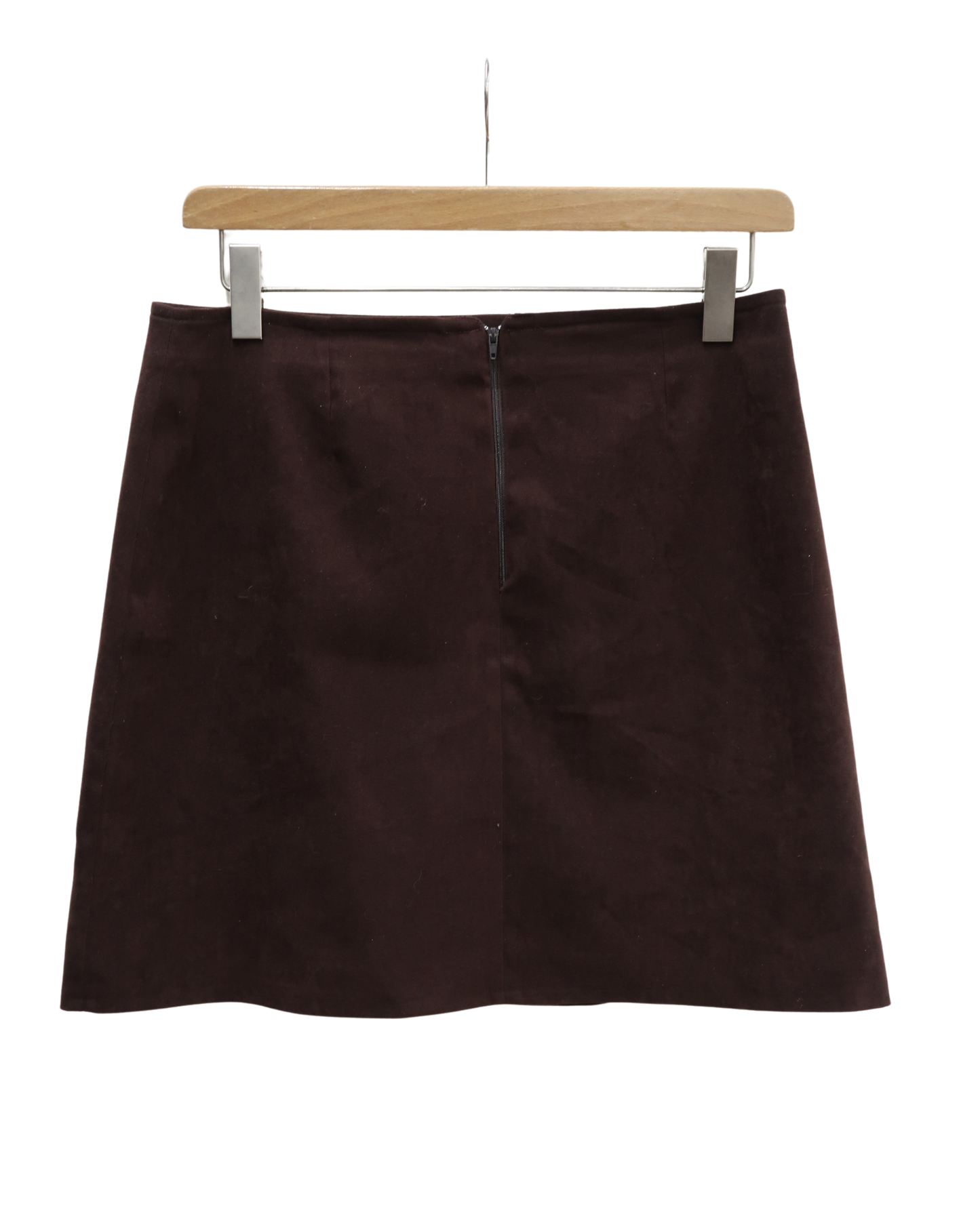 Jupe marron en velour - 3 suisses - XL