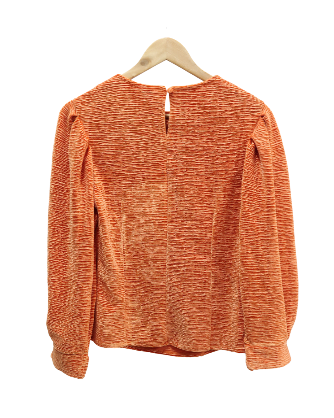 Pull orange en velour - Cache Cache - S/M