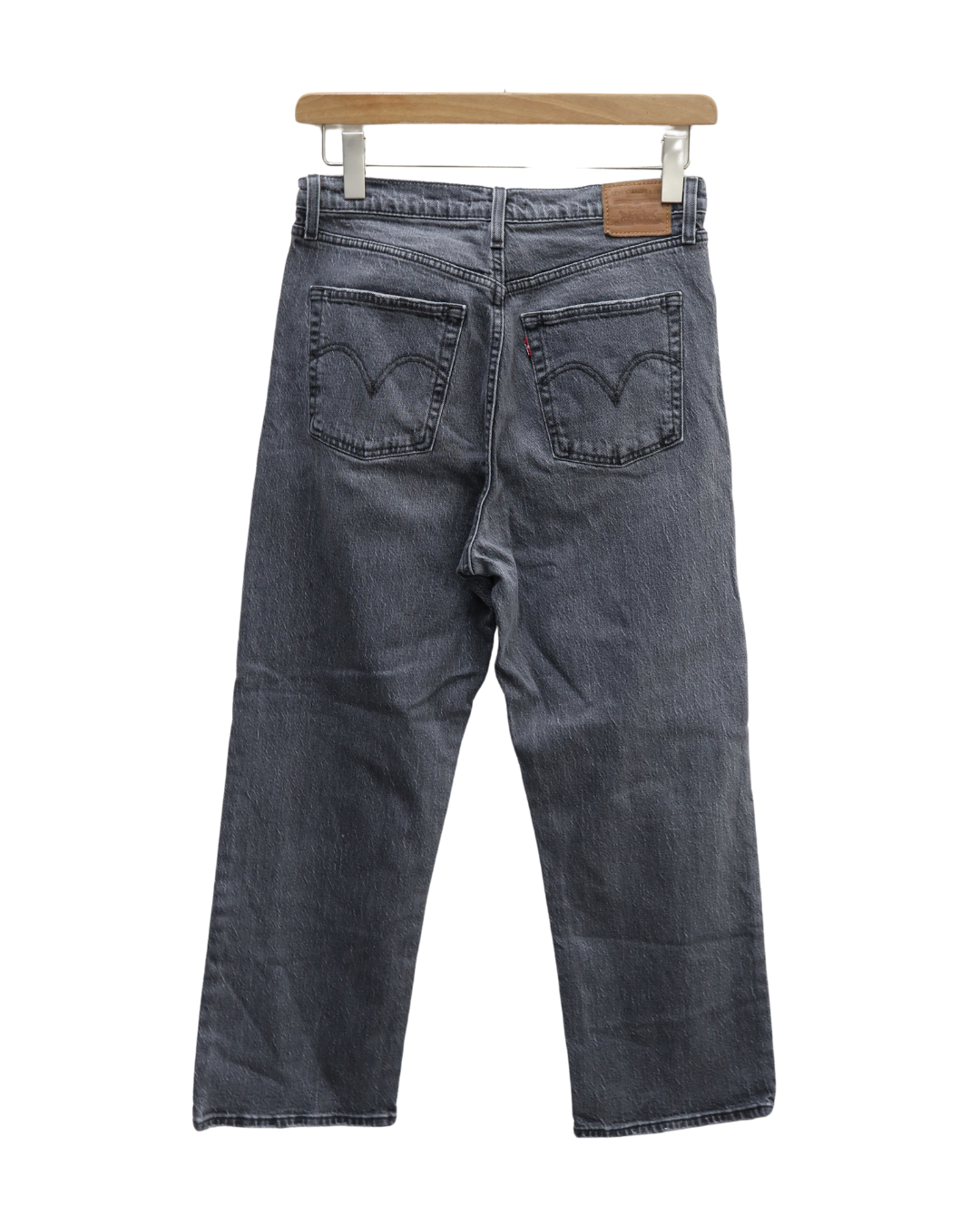 Jeans gris coupe Ribcage straight ankle - Levi's - W30 L27