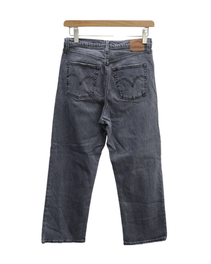 Jeans gris coupe Ribcage straight ankle - Levi's - W30 L27