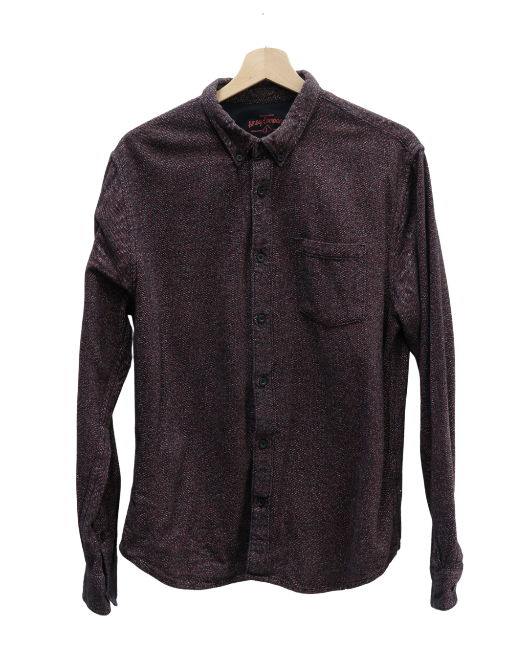 Chemise noire et bordeaux - Smog company - L