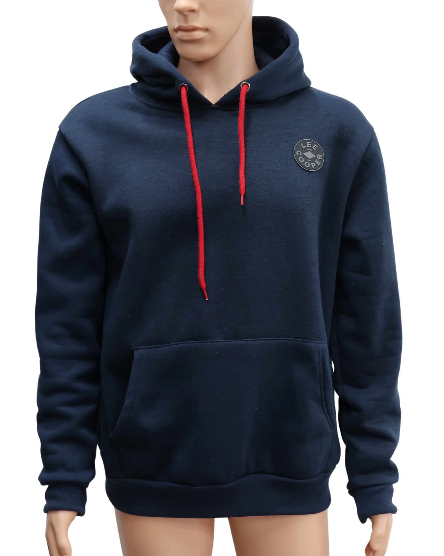 Sweat bleu marine avec cordon rouge - Lee Cooper - XL