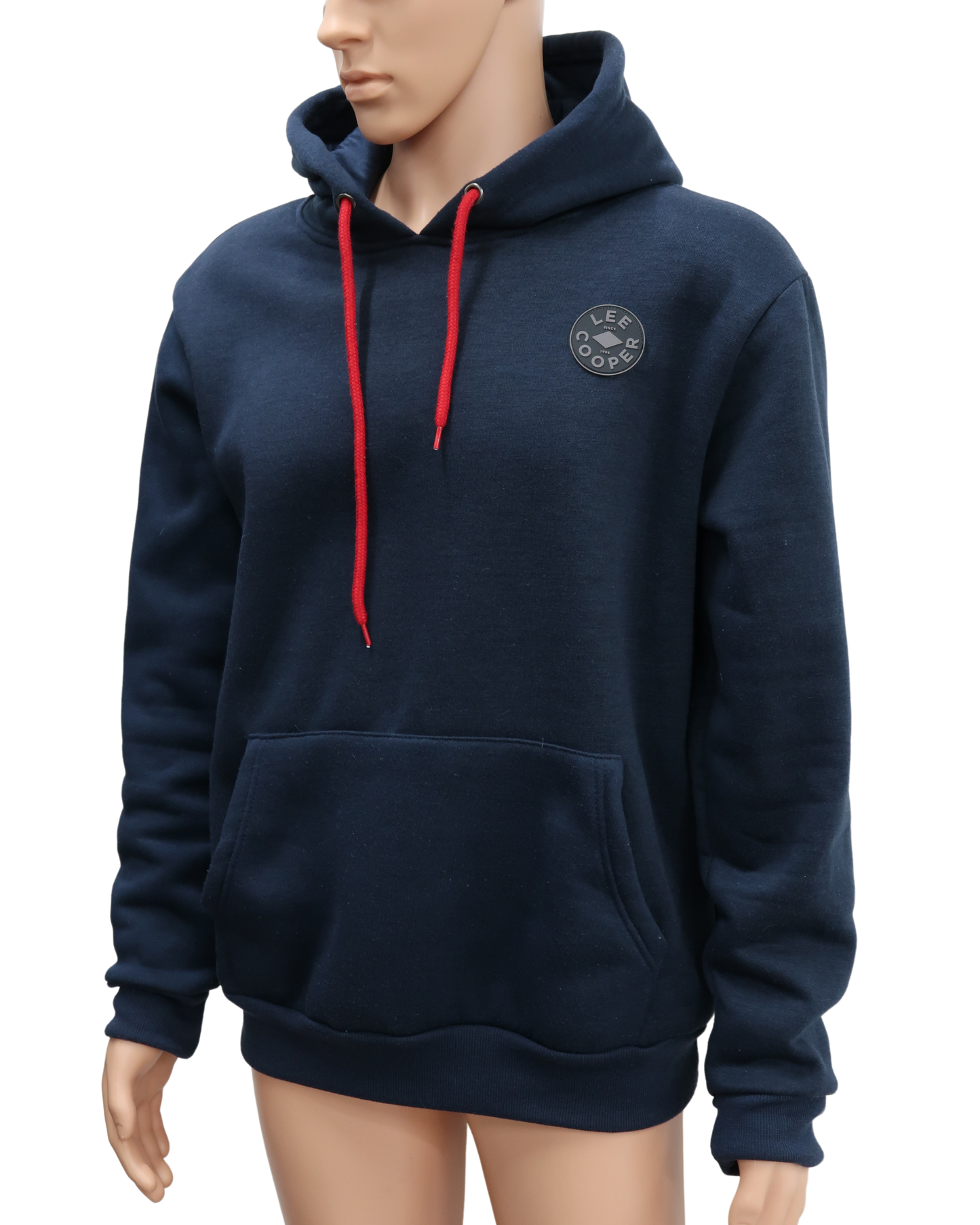 Sweat bleu marine avec cordon rouge - Lee Cooper - XL