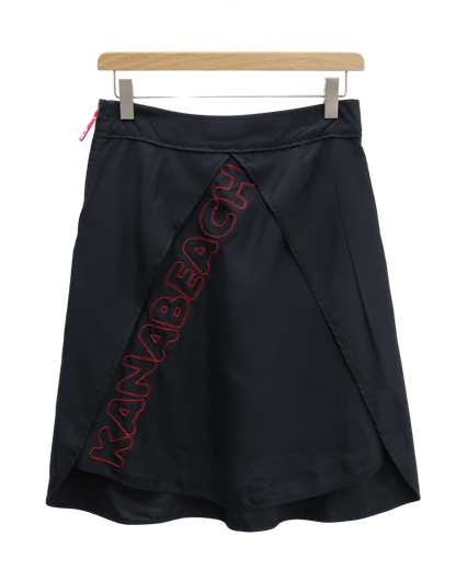 Jupe noire streetwear - Kanabeach circus - L