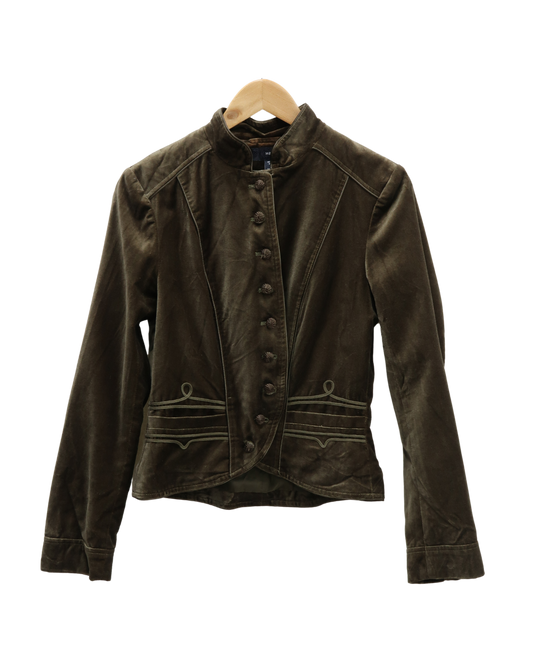 Veste en velour khaki - H&M - M