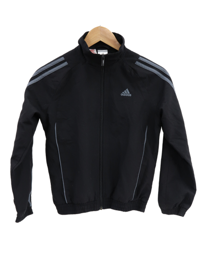 Veste noire & grise - Adidas - 10 ans - Mixte