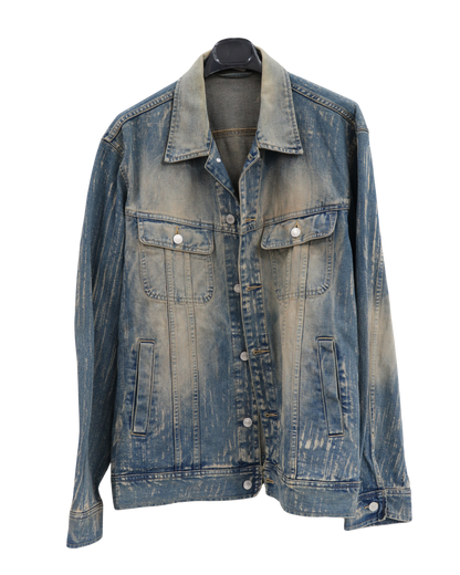 Veste en jean bleue délavé - XXL