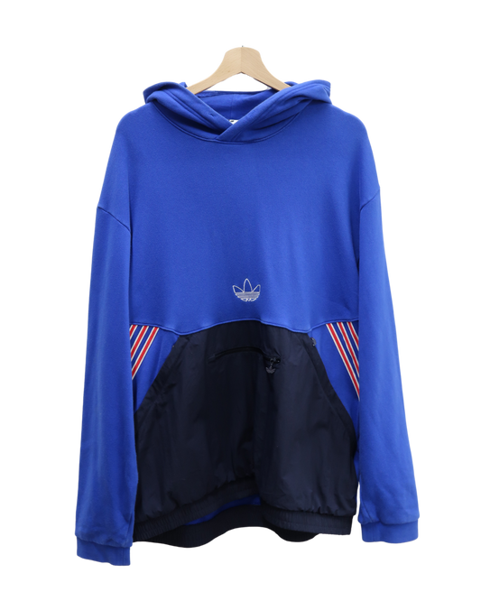 Sweat bleu électrique vintage - Adidas - L