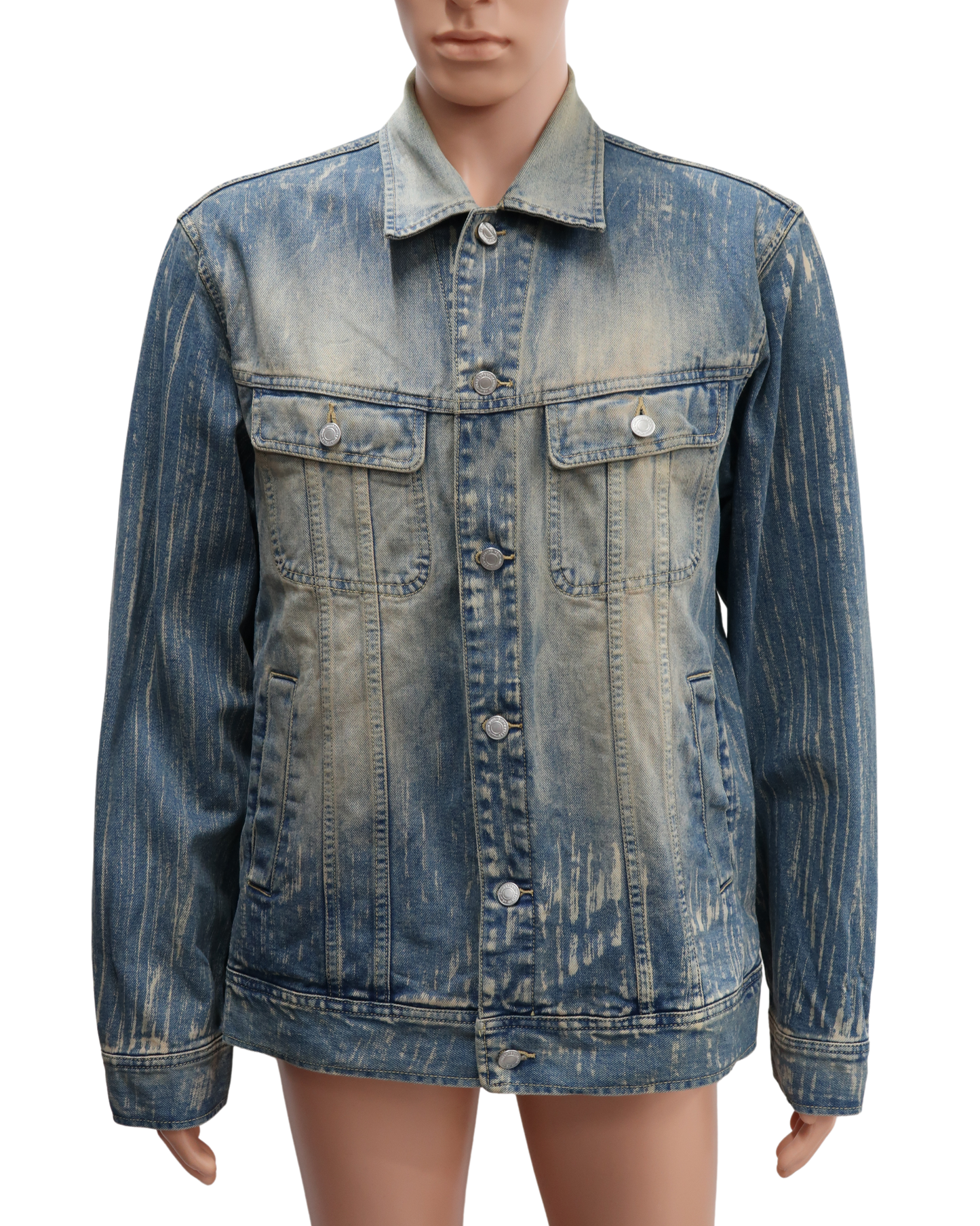 Veste en jean bleue délavé - XXL