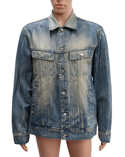 Veste en jean bleue délavé - XXL