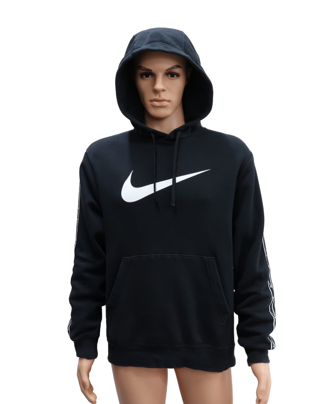 Sweat à capuche noir et blanc - Nike - M