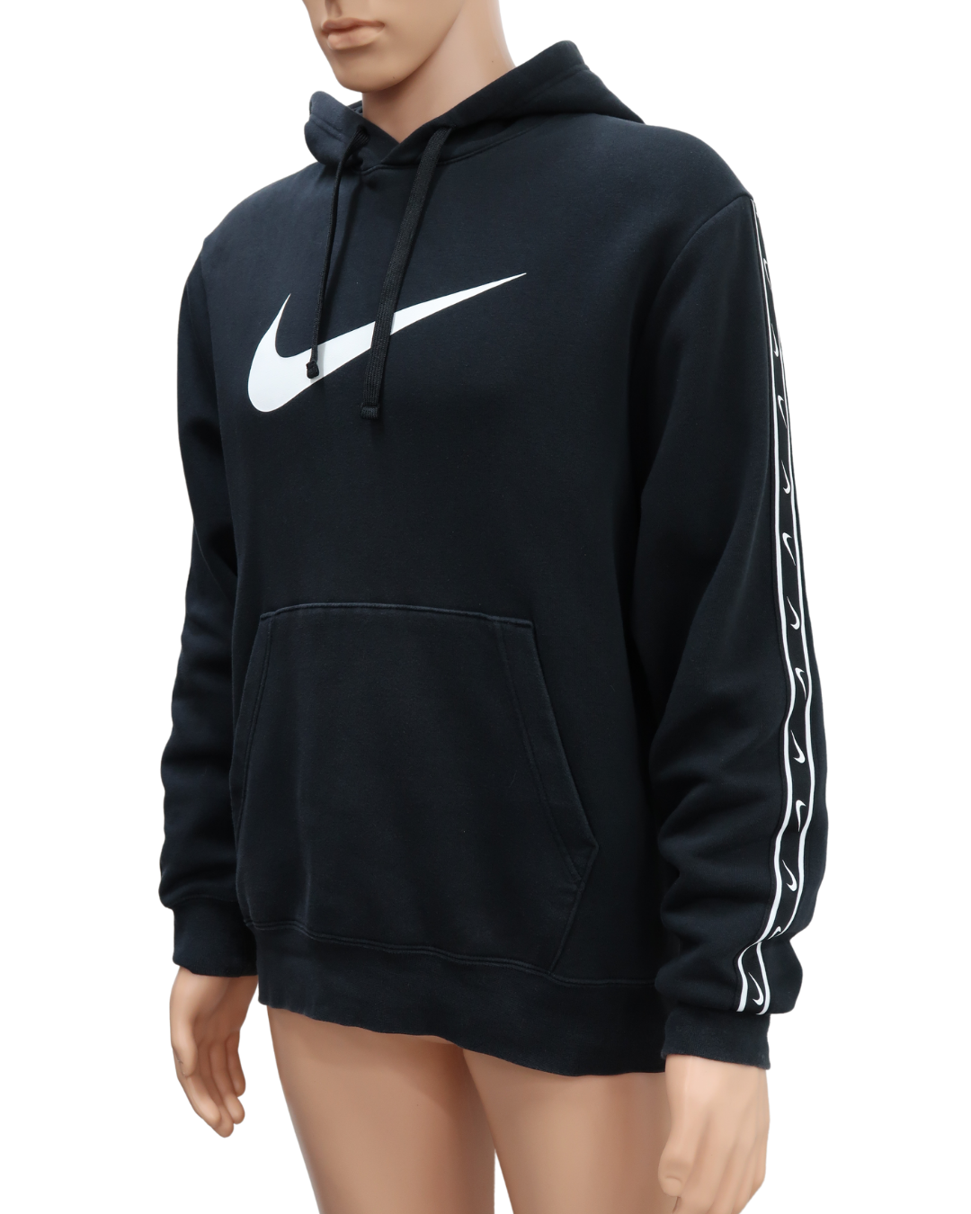 Sweat à capuche noir et blanc - Nike - M