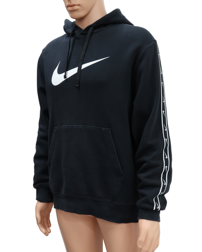 Sweat à capuche noir et blanc - Nike - M