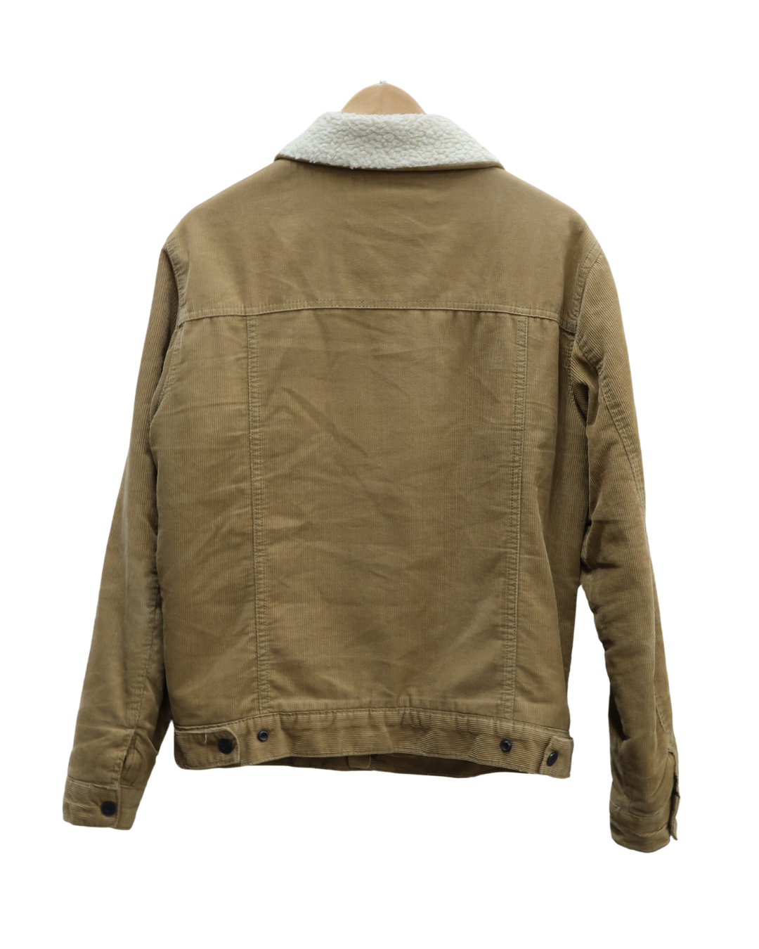 Veste strié camel - Pull & Bear - M