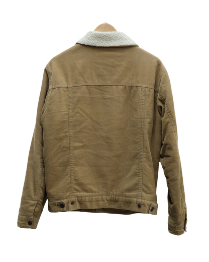 Veste strié camel - Pull & Bear - M