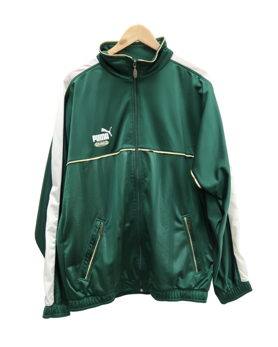 Veste vintage de jogging verte - Puma - L