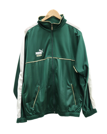 Veste vintage de jogging verte - Puma - L