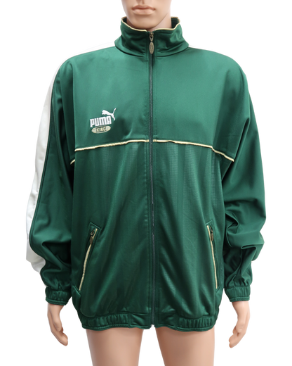 Veste vintage de jogging verte - Puma - L