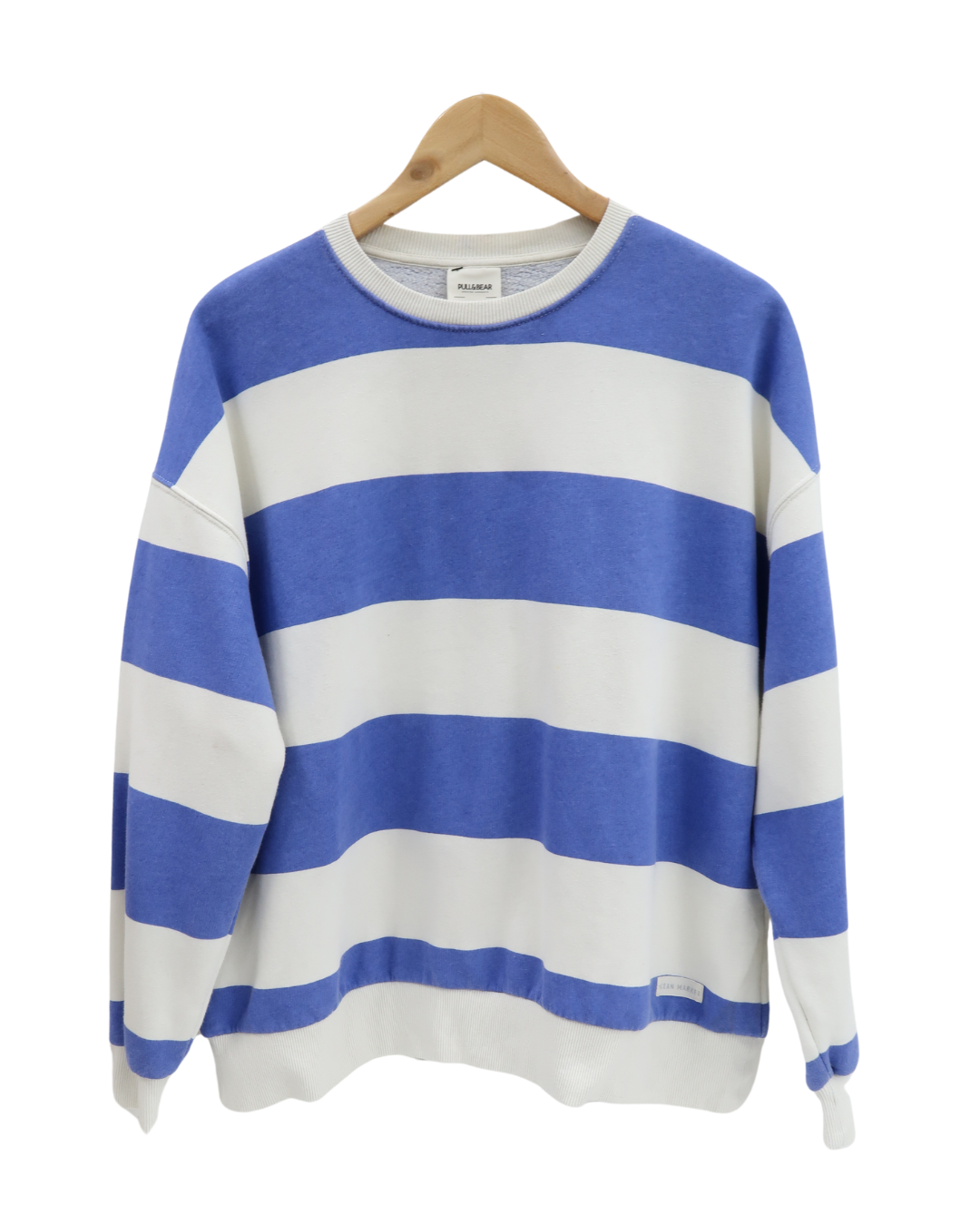 Pull marinière bleu & blanc - Pull & Bear - M