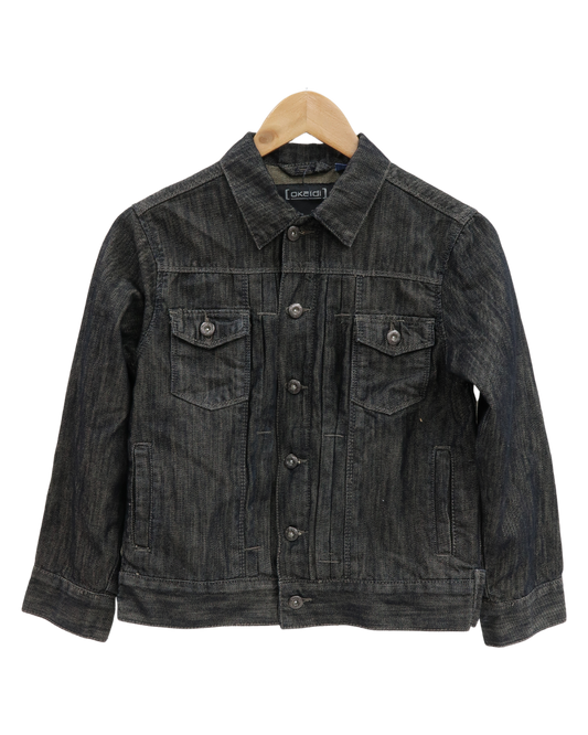 Veste en jean foncé - Okaïdi - 10 ans (138cm) - Garçon