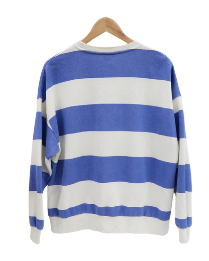 Pull marinière bleu & blanc - Pull & Bear - M