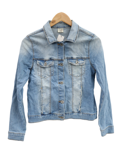 Veste en jean bleu clair - Zara - 13/14 ans (164 cm) - Fille