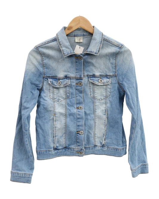 Veste en jean bleu clair - Zara - 13/14 ans (164 cm) - Fille